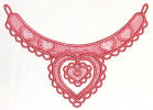 heart motif necklace
