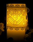 Wedding Bells Lace Candle Wrap