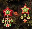 fsl star motif holiday ornaments