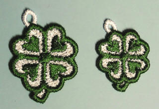 4-leaf clover charms