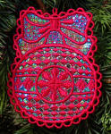 Mylar® Holiday Ornament with K-Lace