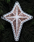 Mylar® Star Ornament with K-Lace