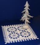 lace snowflake doily