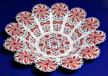 peppermint lace bowl