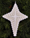 freestanding wing-needle star ornament