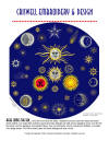 sun, moon, stars machine embroidery designs