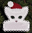Happy Kitty blank tag or ornament