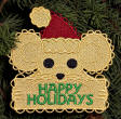 Big Hoop Happy Mouse tag or ornament