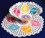 Spring Bowl & Doily freestanding lace