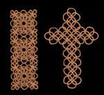 freestanding lace cross