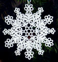 lace snowflake motif