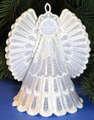 3d angel with organza
