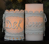 Blank Koozie and Candle Corset