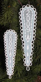 freestanding lace icicles