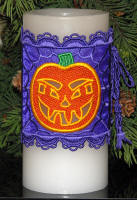 Halloween Candle Wrap