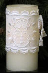 Fsl Snowlady Candle Wrap