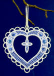 Heart Ornament with Mylar