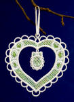 Heart Ornament with Mylar