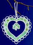 Heart Ornament with Mylar