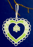 Freestanding Lace Heart Ornament