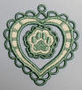 Freestanding Lace Heart Ornament