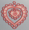 Freestanding Lace Heart Ornament
