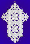 freestanding lace cross