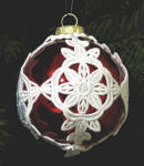 freestanding lace ornament cover