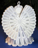 3D Angel with Organza back view