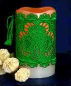 FSL Shamrock Candle Wrap