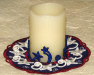 3D Votive Candle Holder Doily