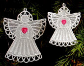 Birthstone Heart Motif FSL Angels