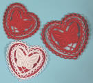 E480D 3D Heart with Organza