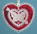 E480E 3D Heart with Organza