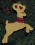 freestanding lace Reindeer