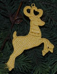 freestanding lace Reindeer