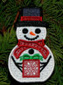 fabric snowman