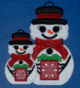 fabric snow people