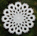 freestanding lace snowflake