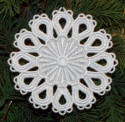 freestanding lace snowflake