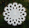 freestanding lace snowflake