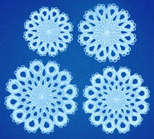 Freestanding Lace Snowflakes