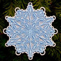 freestanding lace snowflake