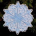 freestanding lace snowflake