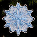 freestanding lace snowflakefreestanding lace snowflake