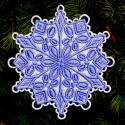 freestanding lace snowflake