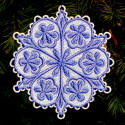 freestanding lace snowflake