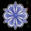 freestanding lace snowflake