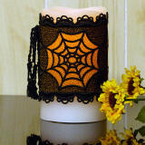 spiderweb candle wrap