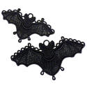 freestanding lace  bat ornaments